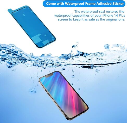 for iPhone 11 Screen Replacement 6.1 Inch, Diykitpl 3D Touch LCD Digitizer Replacement for A2111, A2223, A2221, with Repair Tools Kit+Magnetic Screw Mats+Screen Protector+Waterproof Frame Adhesive in Kuwait