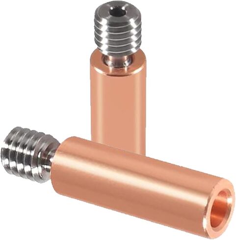 AEDIKO 2pcs Smooth Heatbreak Upgrade All Metal Titanium and Copper Bimetal Throat Nozzle for Ender 3 V2 Ender 3 Pro CR10 3D Printer Hotend in Saudi Arabia
