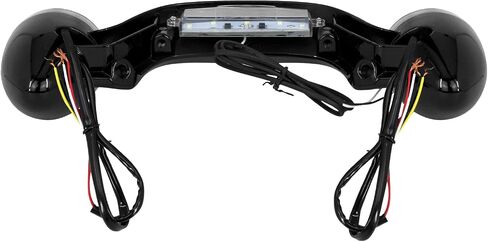 HDBUBALUS Motorcycle Turn Signals Running Brake Light License Plate Lamp Fit for Harley Touring Street Road Glide 2010-2023 FLHRXS 2017-2023 Chrome Housing Smoke Lens in Kuwait