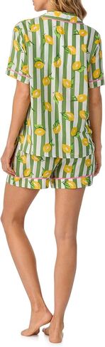 Room Service Womens Pajama Sets, Short Sleeve Lightweight Button Down Top with Shorts 2 Piece Lounge Sets for Women in Saudi Arabia