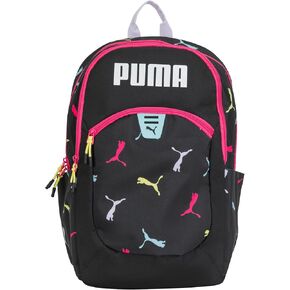 PUMA Usisex Kid's Rally 300 Backpack ، Black/Knockout Pink ، Large