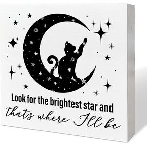 Memorial Gifts for Lose of Cat, Pet Sympathy Gifts Cat Remembrance Gifts Loss of Cat Bereavement Gifts, It's Never Long Enough, Cat Memorial Desk Decor Wooden Box Sign in Kuwait