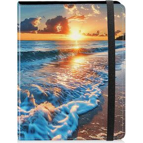 Photo Album 4x6 Photos - 120 Photos Capacity PU Leather Cover,cute small photo album with Strong Elastic Band,for Wedding baby Travel Family photo book Album,Cute Cat Starry Sky