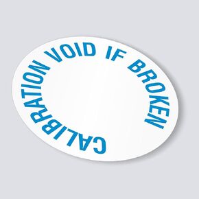 سمارت ساين ملصقات "Calibration Void If Broken"، عبوة من 250 ملصق قابل للتلف في صندوق التوزيع | ملصقات فينيل لاصقة 0.75 انش × 0.75 انش in Saudi Arabia