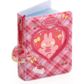 3 Inch Kpop Photocard Holder Book, Mini Photo Card Binder with 40 Pockets (Classic)