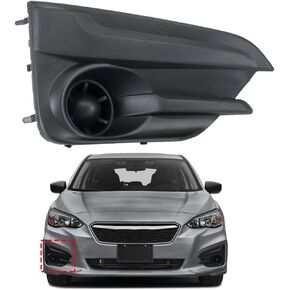 COOL STAR Front Right Passenger Side Bumper Fog Light Cover Compatible with Subaru Impreza 2.0i 2017-2019 Replaces 57731FL20A
