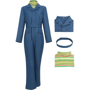 C-zofek anya cosplay phemsuit هالوين لعبة الرعب زي الأغطية بحجم coveralls مجموعة كاملة للنساء