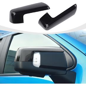 Carbon Fiber Rearview Mirror Cover Rear View Side Mirror Shell Trim Compatible with Chevy Silverado & GMC-Sierra Accessories 2019-2024