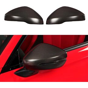 2pcs ألياف الكربون الجانب الخلفي غطاء مرآة المرآة لصالح 11th Gen Civic Sedan Hatchback type r fl5 typer typer revers in Kuwait