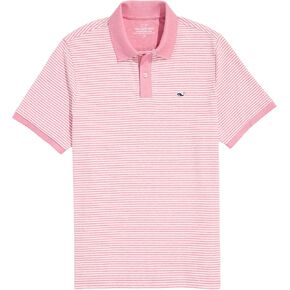 vineyard vines Men's Striped Edgartown Pique Polo