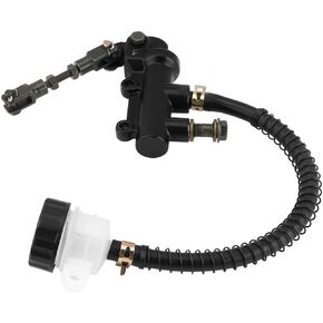 Keenso Motorcycle Rear Brake Pump Master Cylinder Universal Hydraulic Pump with Reservoir for Motorcycle Dirt Bike ATV