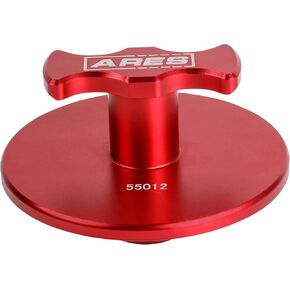 ARES 55012 - Aluminum Oil Filter Plug Tool – Compatible with Dodge Ram 2500 and 3500 5.9L and 6.7L Cummins Diesel Engines – Remove and Install Oil Filters without Spills – Ergonomic T-Handle