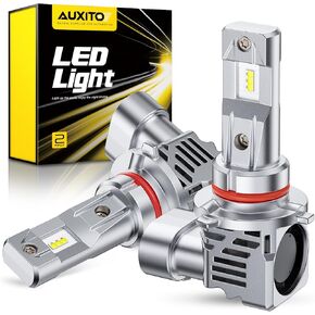 مصابيح Auxito 9005 LED HB3 ، 800 ٪ أكثر إشراقًا فائقة الإشراف ، و 3 دقائق تثبيت سريع ، وعمر 20 سنة ، ولا وميض ، وتوافق 99 ٪
