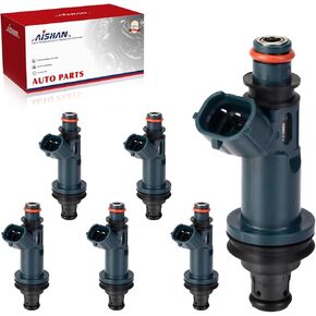 6CPS Fuel Injectors 2 Holes Compatible with Toyota Camry Solara Highlander Sienna Avalon Compatible with Lexus ES300 3.0L V6 Replace# 23250-20020 FJ333 23209-0A010 297-0026 2970026 23209-20020