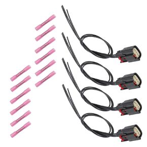 Ignition Coil Connector Harness 9U2Z14S411EA Compatible with V6 V8 Flex F150 F250 F350 Explorer for Lincoln MKS MKT MKX S2280 WPT931, 4 Pcs