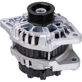 New AC Generator, Metal Automobile Alternator, 2012-2017 Compatible for Hyundai Accent for Veloster Compatible for Kia Rio 1.6L OE 37300-2B300 13209 Alternator