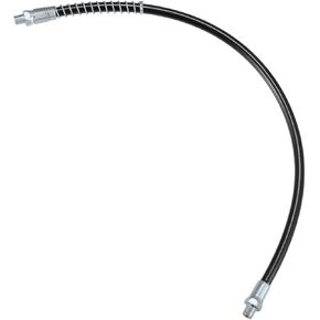 motoforti 1pc 24 بوصة عالمي 1/8 "NPT Grease Gun Hose - Trailer Flex Grease Extension non -slip - Metal Black Long