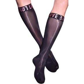 Floerns Men's Thin Dress Sock Reflective Formal Business Long Stockings in Kuwait