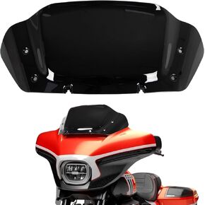 8"Wave Windshield for Touring CVO Street Glide 2023-2024, PSLER Motorcycle Windscreen Wind Splitter for Street Glide FLHX 2023-up