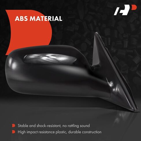 A-Premium Passenger Side Power Door Mirror - Compatible with Toyota Camry 2002 2003 2004 2005 2006 - Heated, Non-Folding, Black Outside Rear View Mirror - Replace# 8791033550C0 in Saudi Arabia
