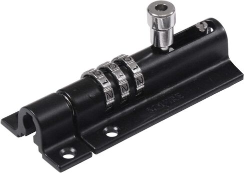 قفل باب Squire Combi Bolt (COMBI3) - مسمار قفل مجموعة 3 عجلات - جسم مصبوب مقاوم للطقس - مسمار منزلق مقاوم للتلاعب - قفل بوابة أمان عالي للمنزل والجراجات (أزرق داكن، 92 مم) in Saudi Arabia