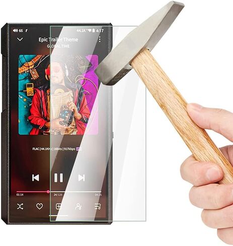 for Fiio M11 Plus LTD Tempered Glass, 9H Premium Scratch-Proof Protective Tempered Glass Screen Protector for Fiio M11 Plus LTD 5.5inch MP3 Player (Back glass) in Kuwait