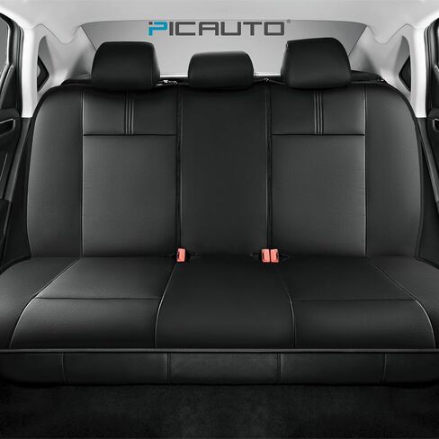 غطاء مقعد السيارات للسيارات ، وتصميم متميز للجلد والإنفاذ ، وأغطية مقعد للسيارات من مجموعة أمامية ، وملاءمة عالمية للسيارات والشاحنات والشاحنات وسيارات الدفع الرباعي ، وسادة الهواء المتوافقة (أسود) in Kuwait