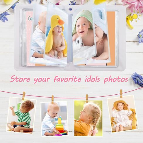 3 Inch Kpop Photocard Holder Book, Mini Photo Card Binder with 40 Pockets (Classic) in Saudi Arabia
