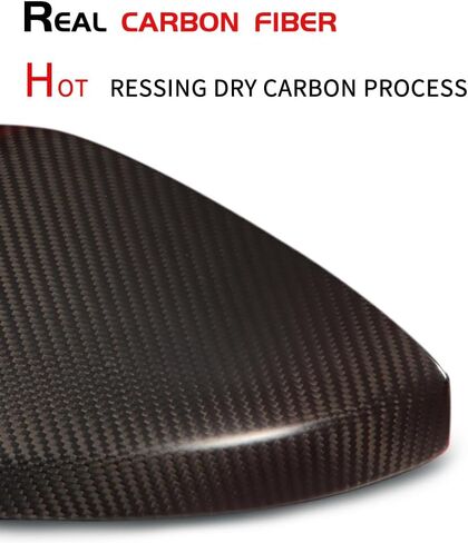 2pcs Carbon Fiber Side Rearview Mirror Guard Cover for for 11th Gen Civic Sedan Hatchback Type R FL5 Typer Reverse Mirror Shell Exterior Rearview Mirror Overlay (Matte Black) in Kuwait