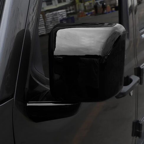 for JL Rearview Mirror Cover, 6PCS Rear View Side Mirror Trim Kit Compatible with 2018-2023 Jeep Wrangler JL & Gladiator JT, Orange in Saudi Arabia