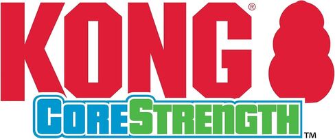كرة KONG CoreStrength - لعبة مضغ للكلاب للمضغ العدواني - لعبة متينة للكلب للجلب - لعبة مضغ كرة للكلاب لصحة الأسنان واللثة - لعبة أسنان للكلاب للإثراء العقلي - الكلاب المتوسطة in Kuwait