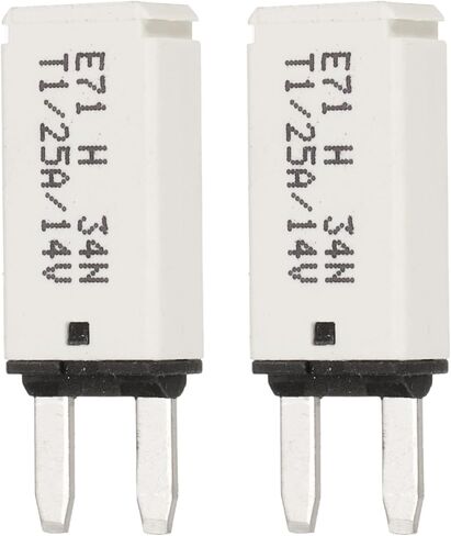 Dmiotech 2 Pack أوتوماتيكيًا تلقائيًا ، فتيل مصغر ، 14V DC 5A ATC/ATO Auto Circuit Breaker RESET RESES LOW PLEFT FUSES لـ CAR TRACK SUV BOAT POTARCELE in Kuwait