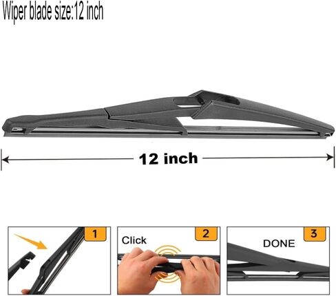 Rear Windshield wiper 11 inch Replacement for Hyundai Santa Fe 2019-2023,Hyundai Elantra GT 2018-2020,Kia Sorento 2016-2023,Kia Sportage 2017-2022,Kia Carens 2017-2023 Windscreen wiper blades LU11OT in Kuwait