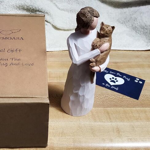 FRUMOASA Cat Angel Figurine 6" Loss of Cat Sympathy Memorial Gift Statue in Saudi Arabia