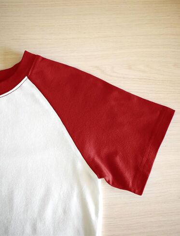 Topstype Girls 'Raglan Short Summer T Shirts Crew Neck 5-14 Years in Kuwait