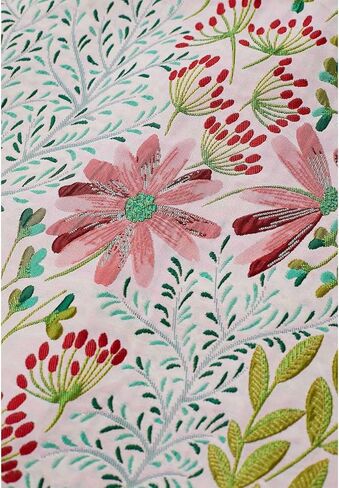 CHICWISH Women Daisy Field Pleated Midi Skirt Printed A-Line Casual High Waist Swing Flared Vintage Skirts with Pockets in Kuwait