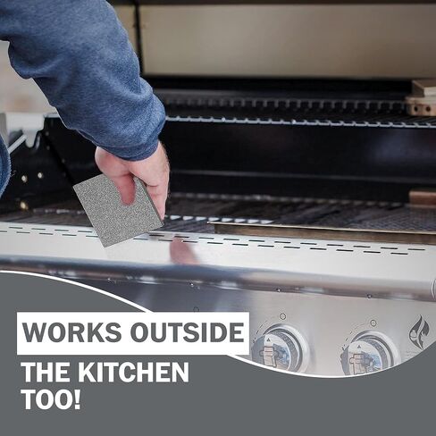 وسادات تنظيف شديدة التحمل فيري سكروبي من سكورا ستايل - للاواني والمقالي، تنظيف المطبخ، خالية من الروائح، مزدوجة الجوانب -- عدد 2 in Kuwait