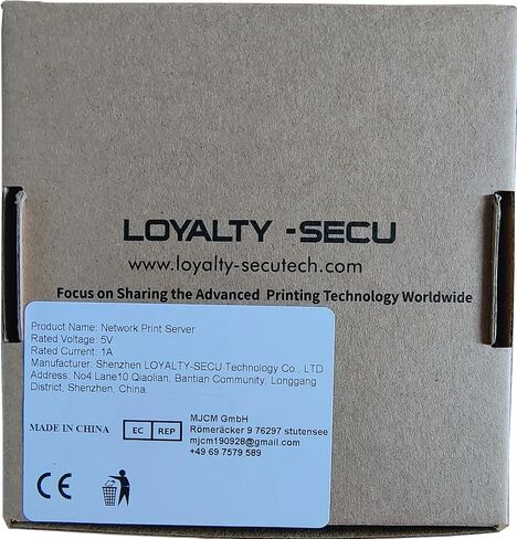 LOYALTY-SECU Wireless Print Server: Transform Your USB Printer into a WiFi Network Printer in Kuwait