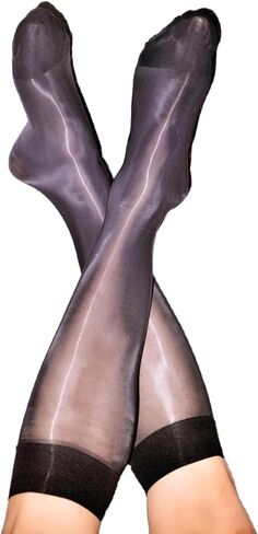 Floerns Men's Thin Dress Sock Reflective Formal Business Long Stockings in Saudi Arabia