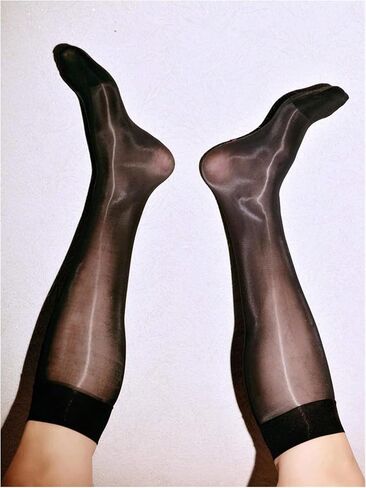 Floerns Men's Thin Dress Sock Reflective Formal Business Long Stockings in Saudi Arabia