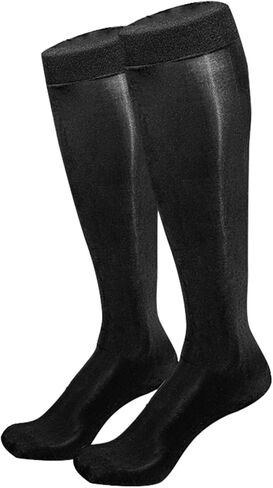 Floerns Men's Thin Dress Sock Reflective Formal Business Long Stockings in Saudi Arabia