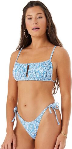 Roxy Women's Bikini Bottoms – UPF 50+, Quick-Dry, Stretch Fabric, Side Tie Checky Swimsuit Bottoms in Kuwait