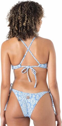 Roxy Women's Bikini Bottoms – UPF 50+, Quick-Dry, Stretch Fabric, Side Tie Checky Swimsuit Bottoms in Kuwait