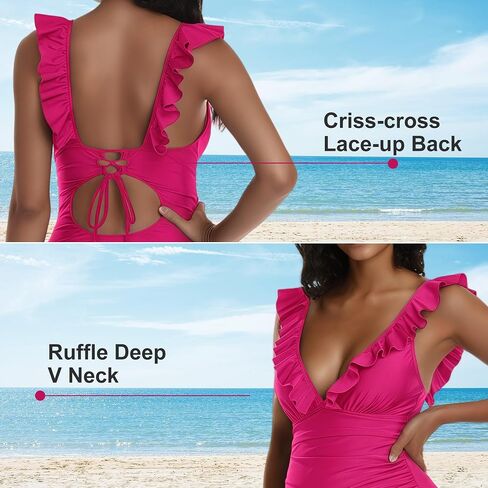 Sheroine Women's Shuffle Swimsuit أمومة واحدة قطعة واحدة in Kuwait