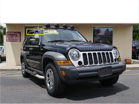 Wensdy 4pcs خارج النافذة الجانبية المتجانسة ، تنفّف الرياح تنفيس ， دخان الدخان لطيف غروب الشمس الحارس مجموعة مناسبة لعام 2014-2024 Jeep Cherokee 94981 in Kuwait