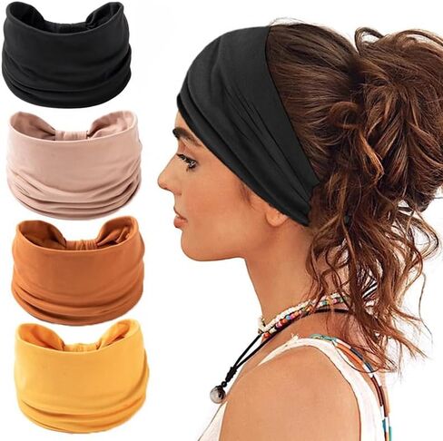 SEVENHEAD Headbands for Women, Non Slip Hair Wrap Yoga Elastic Hair Bands Sport for Girls in Saudi Arabia
