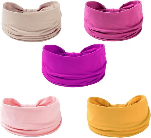SEVENHEAD Headbands for Women, Non Slip Hair Wrap Yoga Elastic Hair Bands Sport for Girls in Saudi Arabia