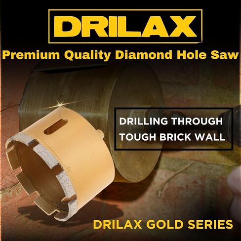 2-1/2 inch Diamond Concrete Hole Saw Masonry Core Drill Bit Heavy Duty for Brick, Cinder Block, Pavement, Foundation Walls, Concrete Standard Drill Shank 2.5 inch in Saudi Arabia