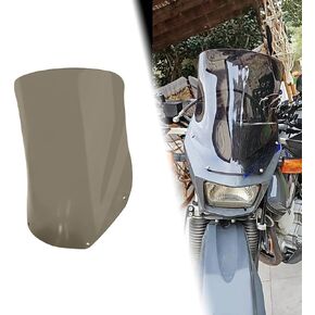 Xitomer Windshield DR650 2002-2020 2021 2022 2023 / DRZ400S / DRZ400SM / CRF250L 2013 - 2023 / WR450F Motorcycle Windshield Windscreen (Gray)