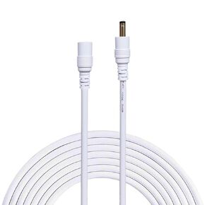 DC Power Adapter Extension Cord, 3.5 mm x 1.35 mm Male to Female Jack DC Power Adapter Plug Extension Cable for DC Power Adapter, CCTV Security Camera etc., 10m/32.8Feet Black